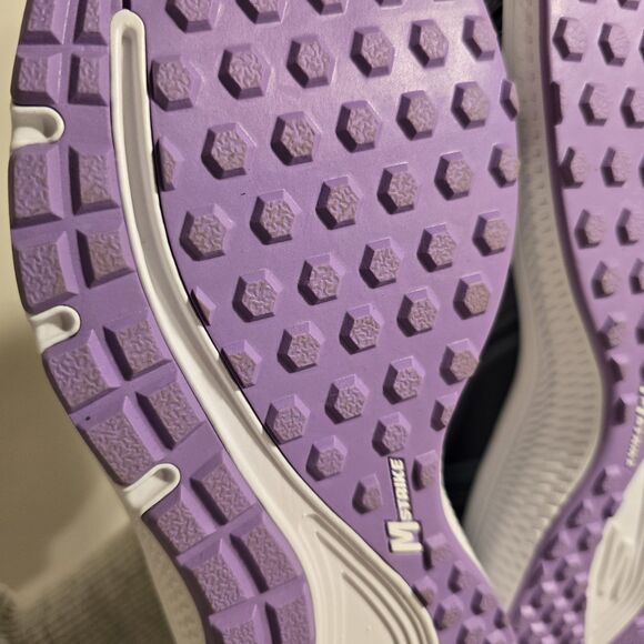 Size 10 W Skechers GO RUN Consistent Womens Athletic Shoes Blue Purple Air Cool - Picture 16 of 16